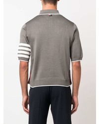 graues Polohemd von Thom Browne