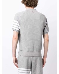 graues Polohemd von Thom Browne