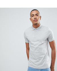 graues Polohemd von ASOS DESIGN