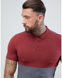 graues Polohemd von ASOS DESIGN