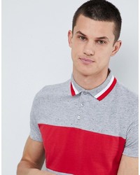 graues Polohemd von ASOS DESIGN