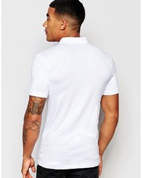 graues Polohemd von Asos