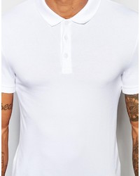 graues Polohemd von Asos