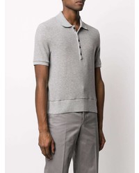 graues Polohemd von Thom Browne