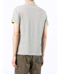 graues Polohemd von Stone Island