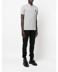 graues Polohemd von Stone Island