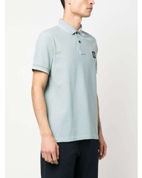 graues Polohemd von Stone Island