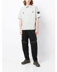 graues Polohemd von Stone Island