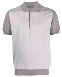 graues Polohemd von Corneliani