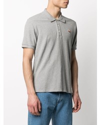 graues Polohemd von MAISON KITSUNÉ