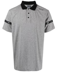 graues Polohemd von Ea7 Emporio Armani