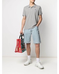 graues Polohemd von MAISON KITSUNÉ