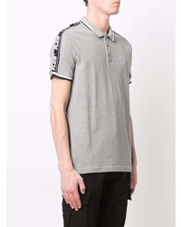 graues Polohemd von Philipp Plein