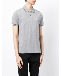 graues Polohemd von Emporio Armani