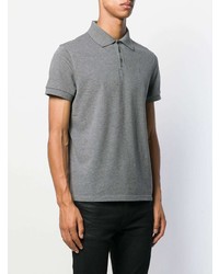 graues Polohemd von Saint Laurent