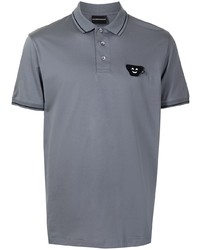 graues Polohemd von Emporio Armani