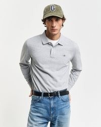 graues Polohemd von Gant