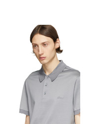 graues Polohemd von Brioni