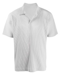 graues Polohemd von Homme Plissé Issey Miyake