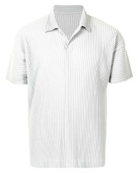 graues Polohemd von Homme Plissé Issey Miyake