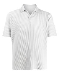 graues Polohemd von Homme Plissé Issey Miyake