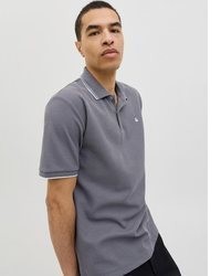 graues Polohemd von Jack & Jones