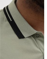 graues Polohemd von Jack & Jones PlusSize