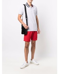 graues Polohemd von Tommy Jeans