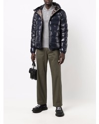 graues Polohemd von Moncler