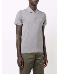 graues Polohemd von Moncler