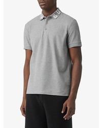 graues Polohemd von Burberry