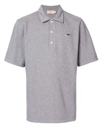 graues Polohemd von MAISON KITSUNÉ