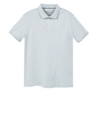 graues Polohemd von Mango