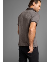 graues Polohemd von mans world