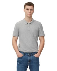 graues Polohemd von Marc O'Polo Denim