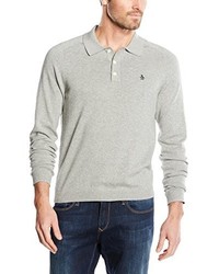 graues Polohemd von Original Penguin