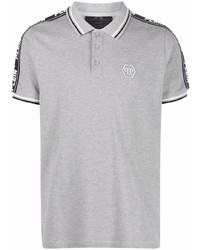 graues Polohemd von Philipp Plein