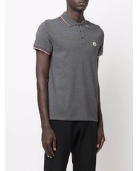 graues Polohemd von Moncler