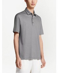 graues Polohemd von Zegna