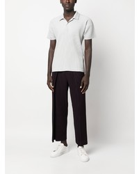 graues Polohemd von Homme Plissé Issey Miyake