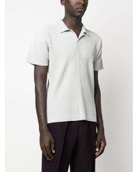 graues Polohemd von Homme Plissé Issey Miyake