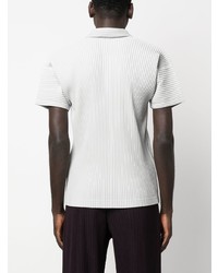 graues Polohemd von Homme Plissé Issey Miyake