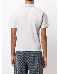 graues Polohemd von Homme Plissé Issey Miyake