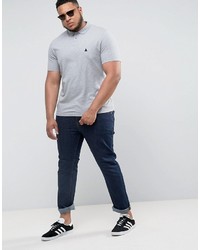 graues Polohemd von Asos