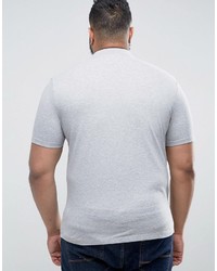 graues Polohemd von Asos