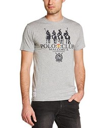 graues Polohemd von Polo Club Mallorca