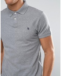 graues Polohemd von Jack Wills