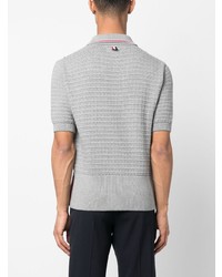 graues Polohemd von Thom Browne