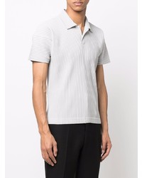 graues Polohemd von Homme Plissé Issey Miyake