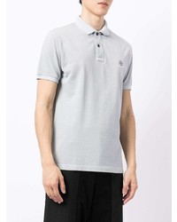 graues Polohemd von Stone Island